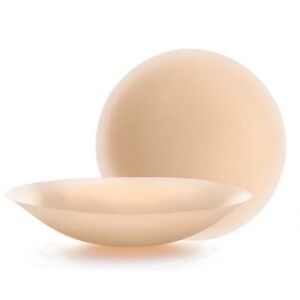 2 Pack Sticky Adhesive Silicone Nipple Covers - Reusable - Light Skin